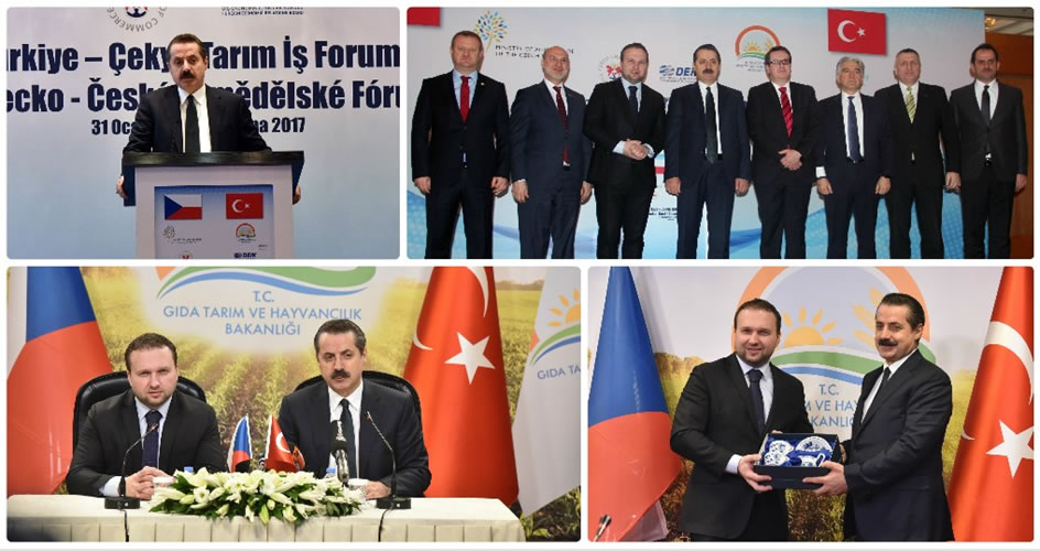 Türkiye - Çekya Tarım İş Forumu Düzenlendi