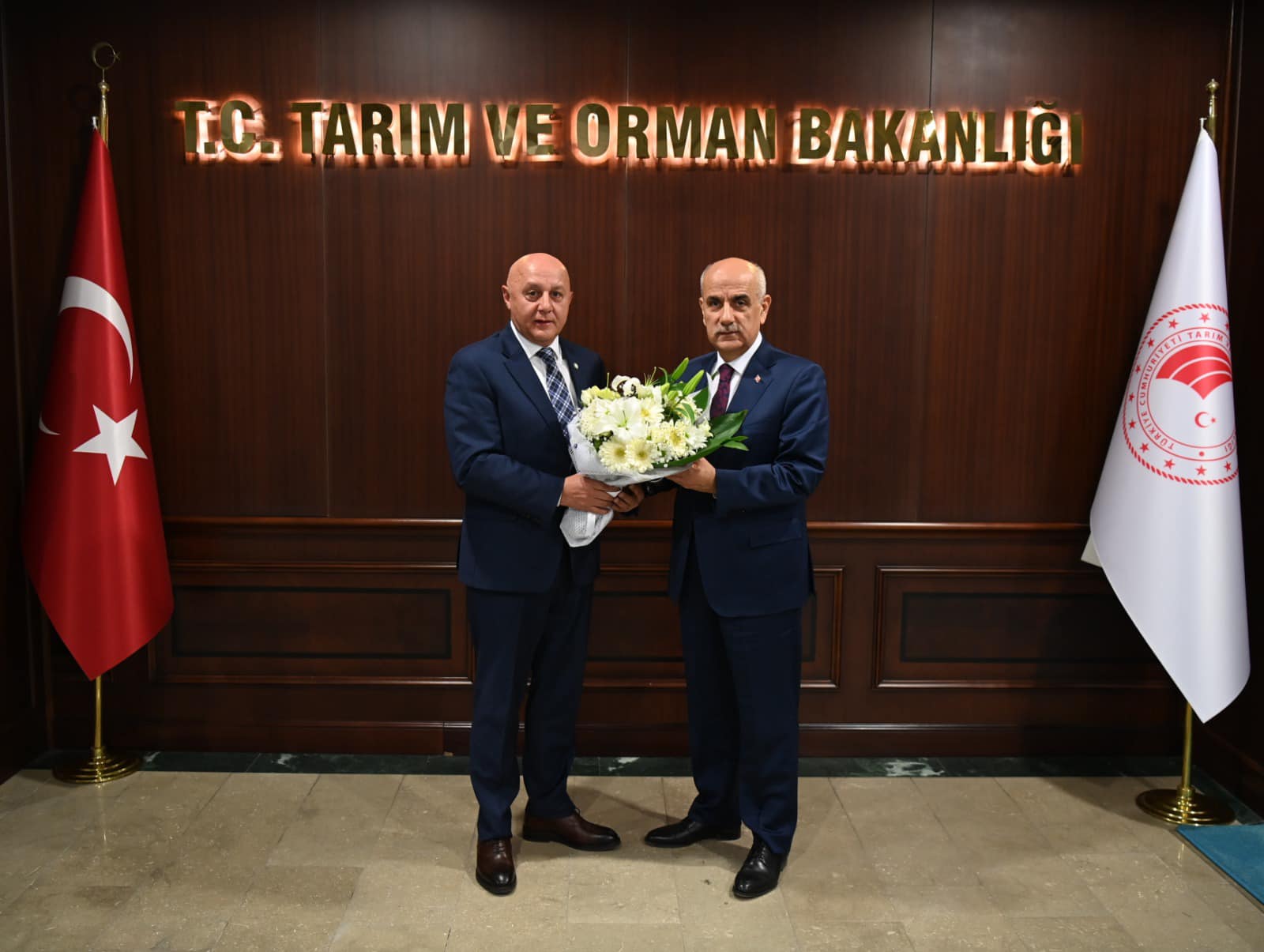 TARIM VE ORMAN BAKANIMIZA HAYIRLI OLSUN ZİYARETİNDE BULUNDUK