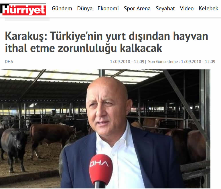 BAŞKANIMIZ ÜLKÜ KARAKUŞ'UN RÖPORTAJI: Et ithalatı devam ederse yerli üretici çıkmaza girer